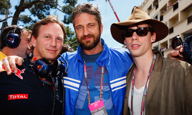 Gerard Butler at Monaco Grand Prix
